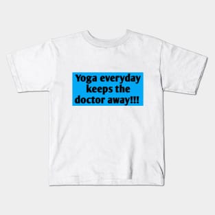 Yoga Health & Fitness Kids T-Shirt